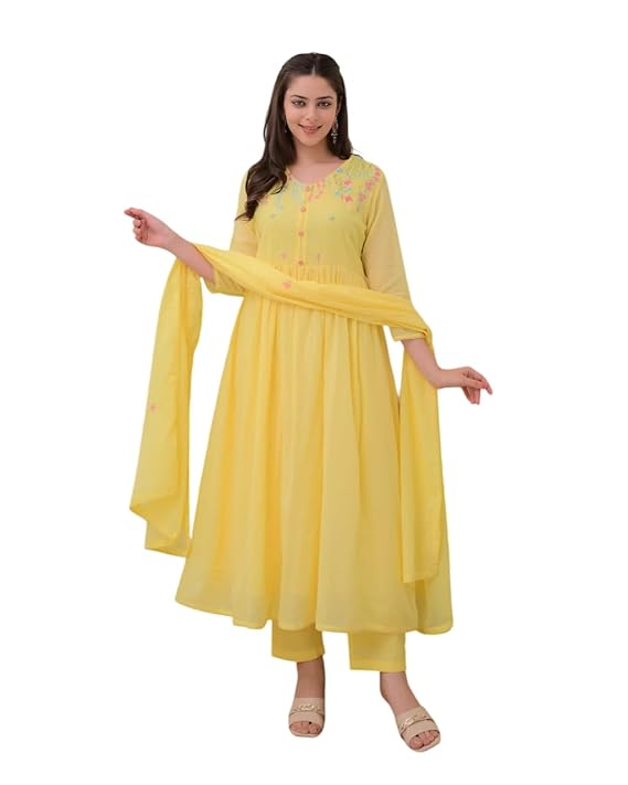 anarkali salwar suit myntra