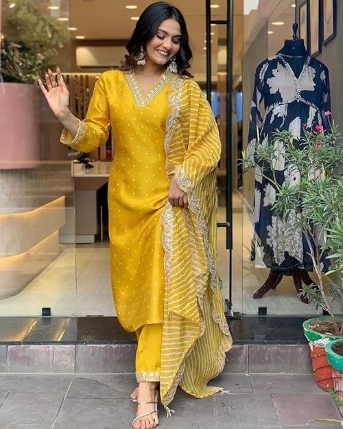 punjabi salwar suit.